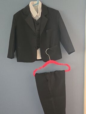 Classic Black Kids' 3-Piece Matching Set - Brand Unknown